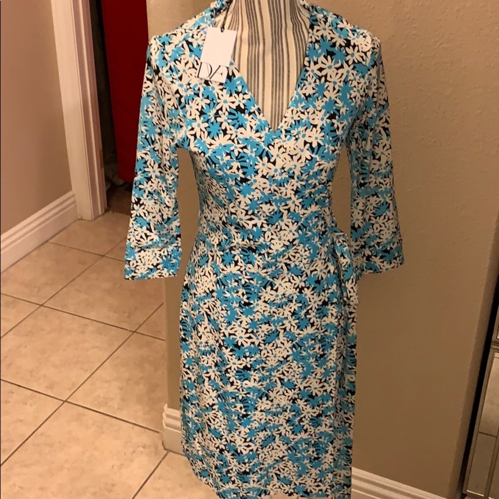 NWT Diane VonFurstenberg New Julian Two Wrap Dress
